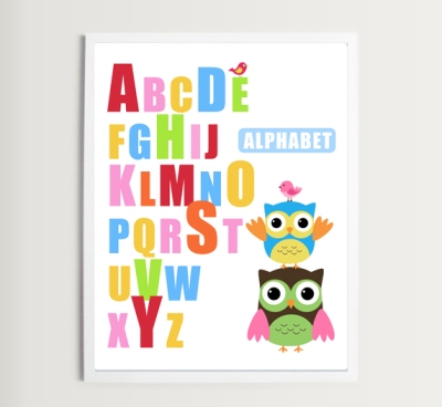alphabet_print_nursery_wall_art